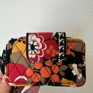 Vera Bradley Rose Quartz Accordion Wristlet